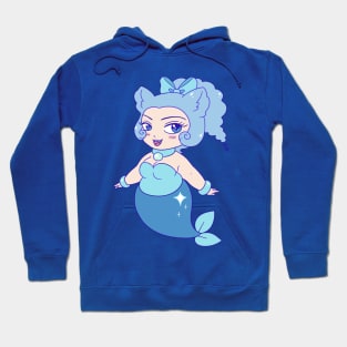 Chubby Blue Mermaid Hoodie